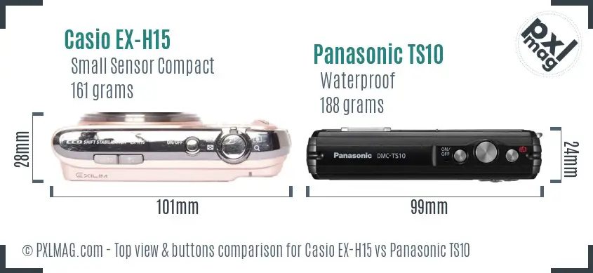 Top view design and control layout comparison