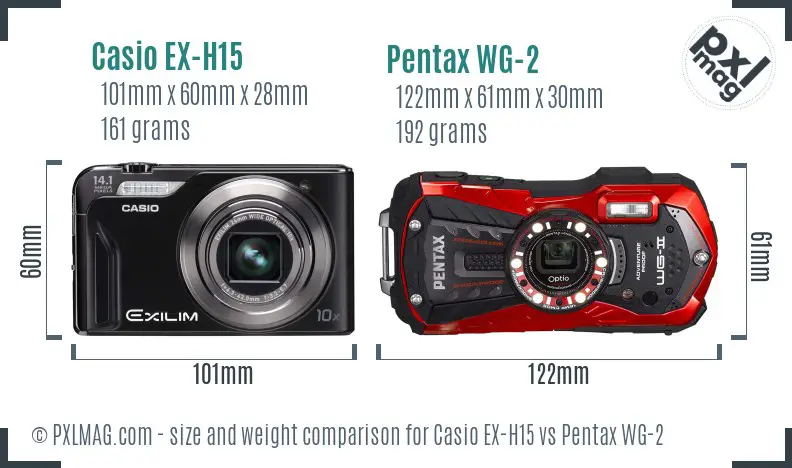 Casio-Pentax size comparison