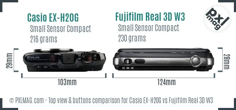 Top view design and control layout comparison