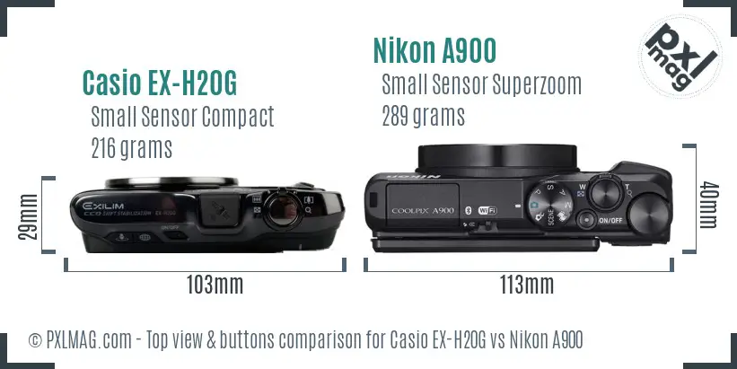 Top view design and control layout comparison