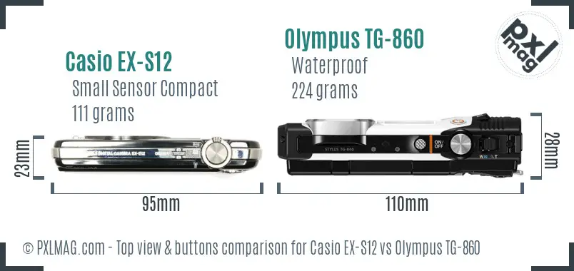 Top view design and control layout comparison