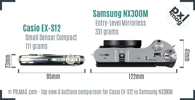 Top view design and control layout comparison