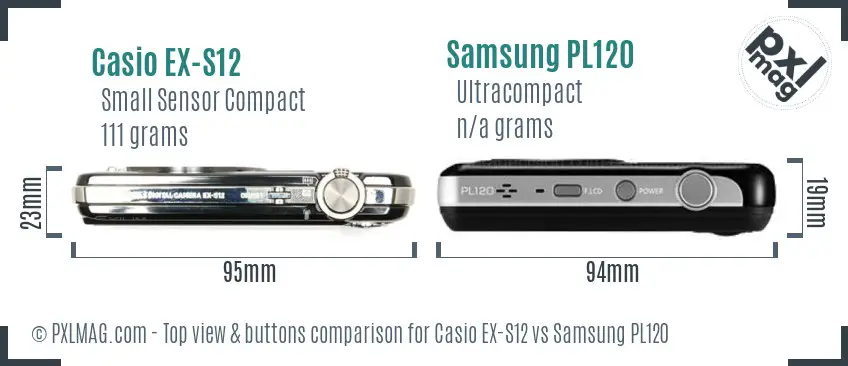 Top view design and control layout comparison