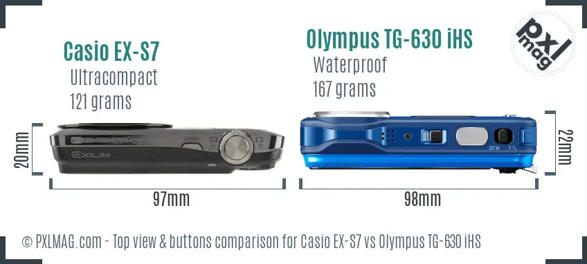 Top view design and control layout comparison