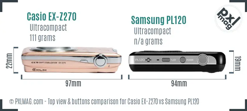 Top view design and control layout comparison