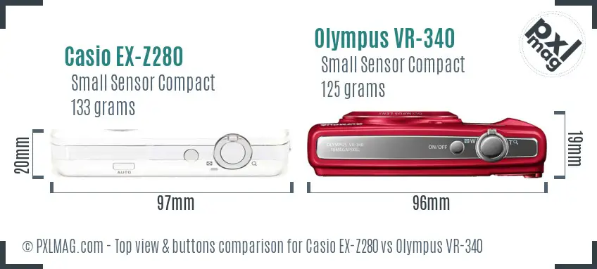 Top view design and control layout comparison