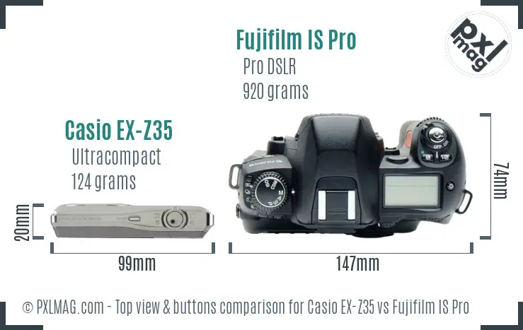 Top view design and control layout comparison