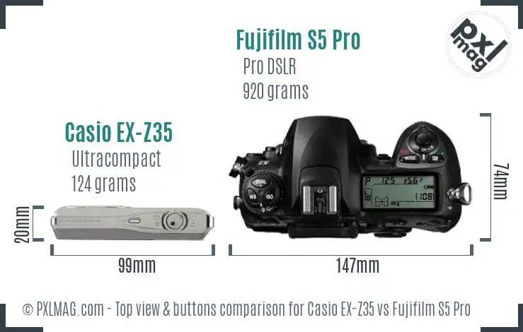 Top view design and control layout comparison