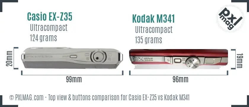 Top view design and control layout comparison