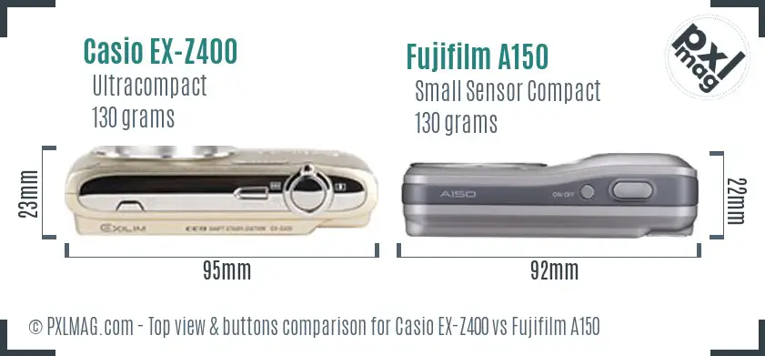 Top view design and control layout comparison