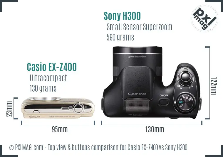 Top view design and control layout comparison