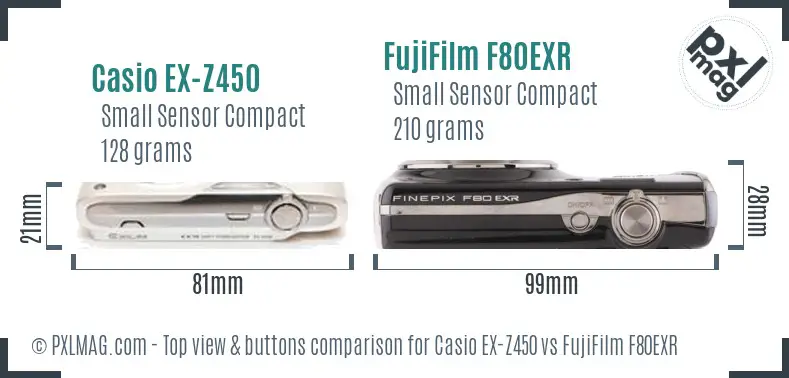 Top view design and control layout comparison