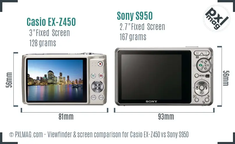 Back LCD screen and interface comparison