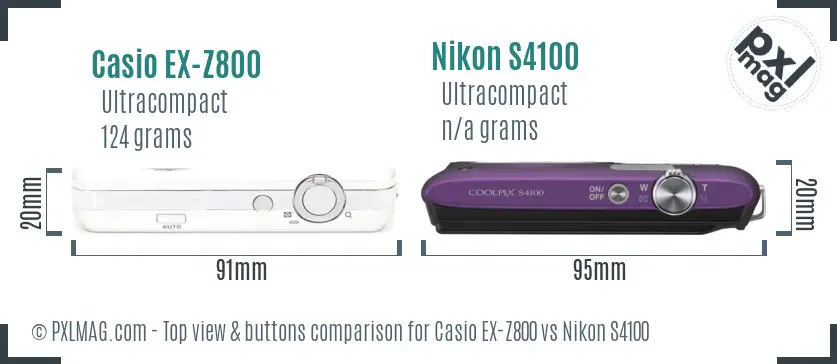 Top view design and control layout comparison