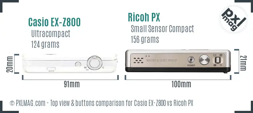 Top view design and control layout comparison