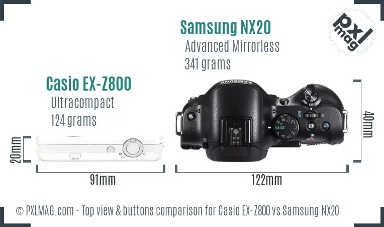 Top view design and control layout comparison
