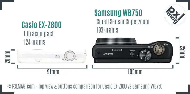 Top view design and control layout comparison