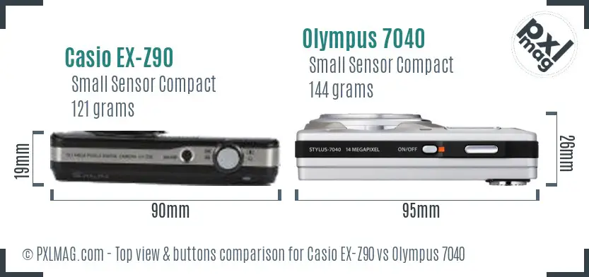 Top view design and control layout comparison