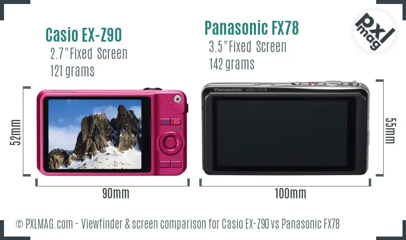 Huis puppy Onderdompeling Casio EX-Z90 vs Panasonic FX78 Detailed Comparison - PXLMAG.com