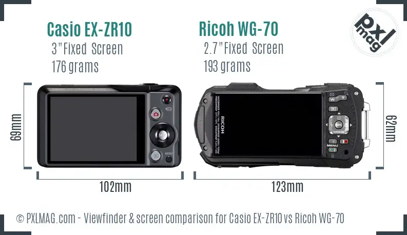 Back screen comparison