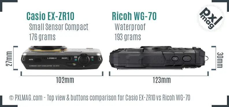 Top view design and control layout comparison