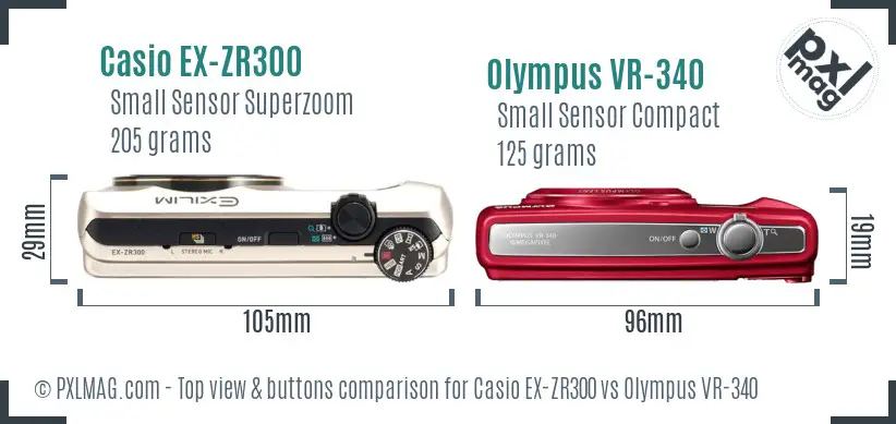 Top view design and control layout comparison