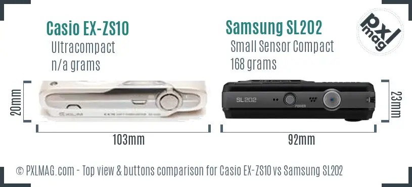 Top view design and control layout comparison