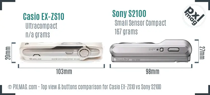 Top view design and control layout comparison