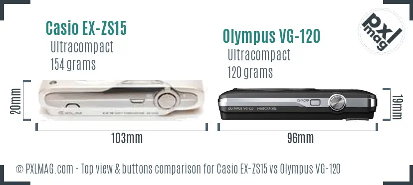 Top view design and control layout comparison