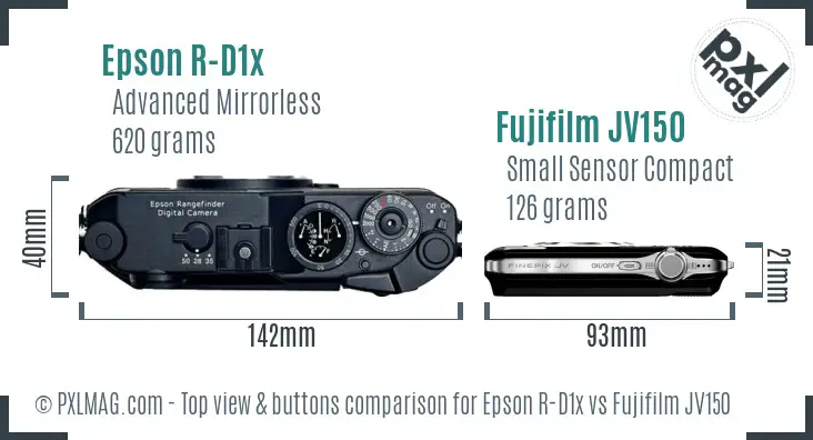 Top view design and control layout comparison