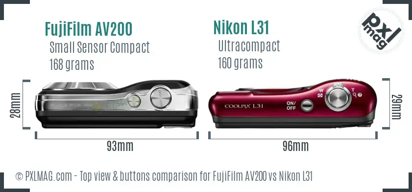 Top view design comparison