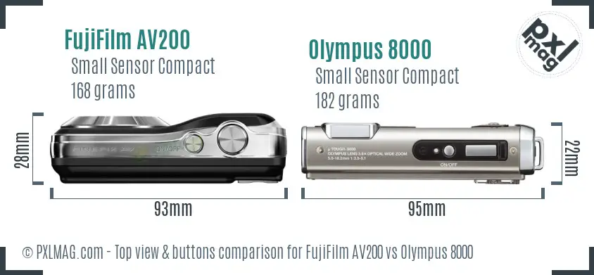 Top view design and control layout comparison