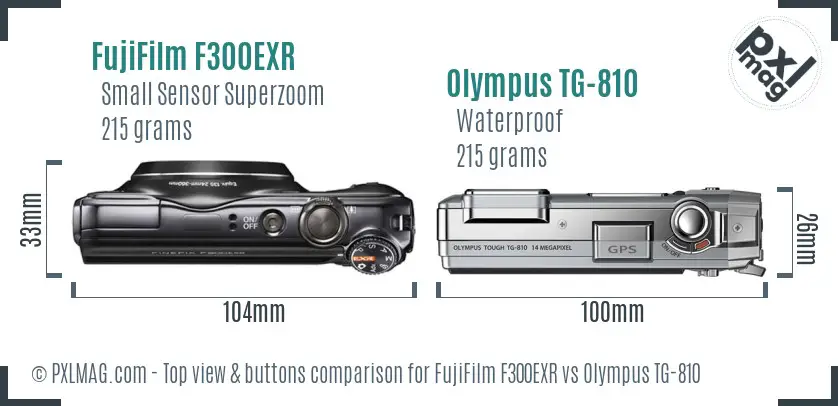Top view design and control layout comparison