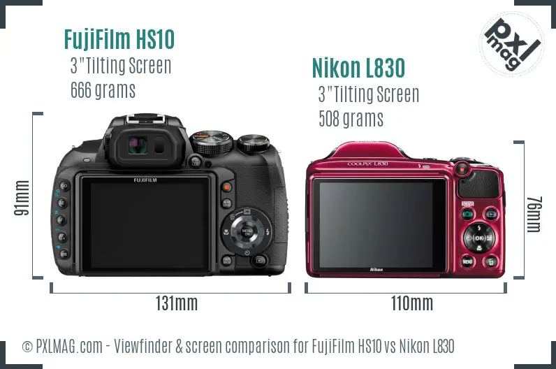 Back screen comparison showing detail and technology differences