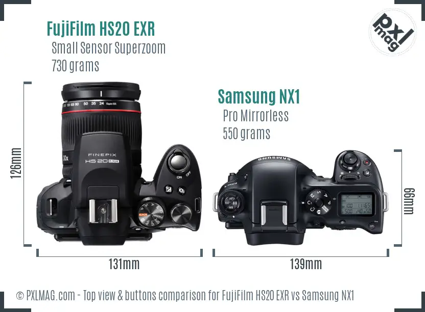 Top View Design and Control Layout Comparison