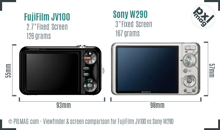 Back lcd screen and interface comparison