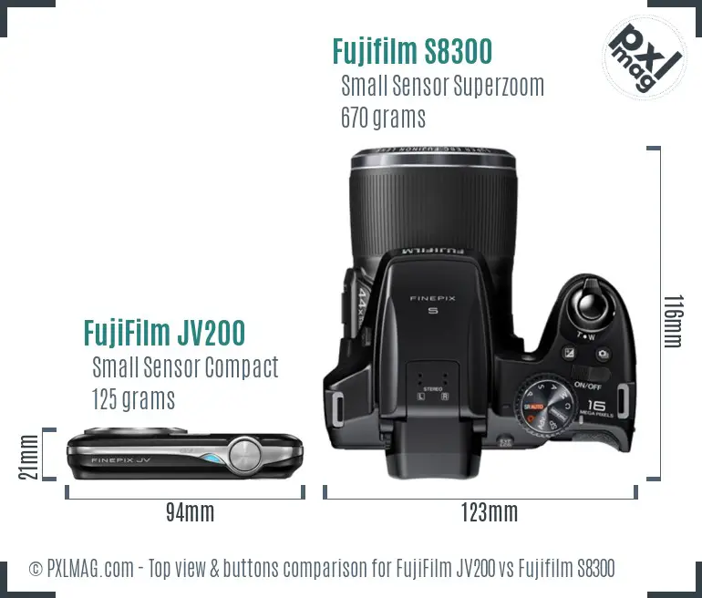 Top view design and control layout comparison
