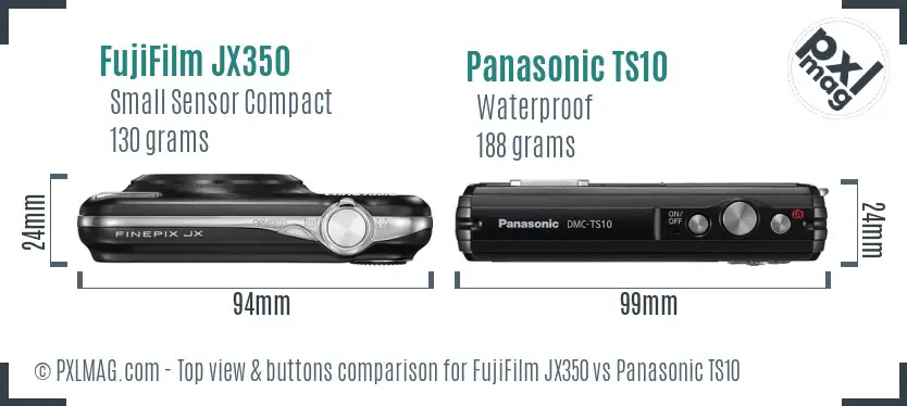 Top view design and control layout comparison