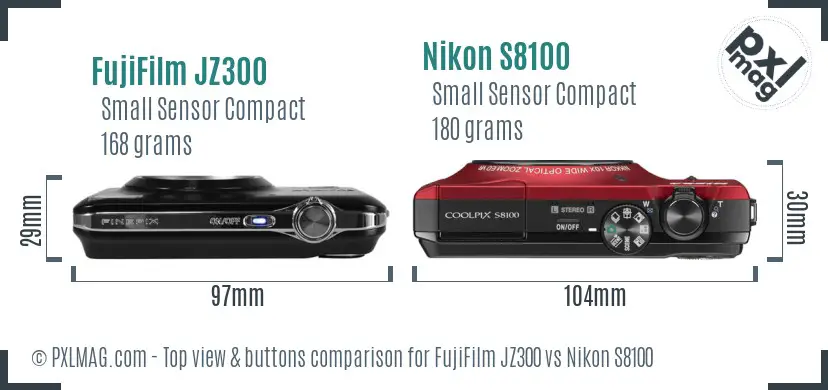 Top view comparison highlights Nikon’s enhanced control layout