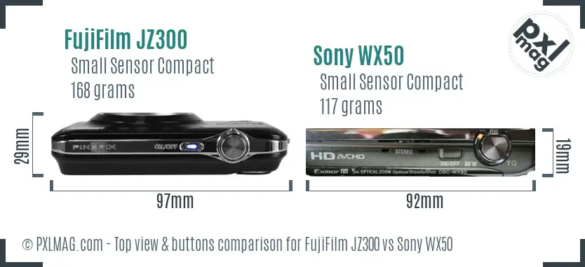 Top view design and control layout comparison
