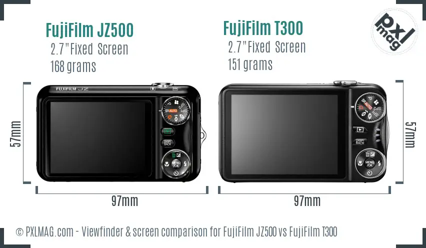 Back LCD screen comparison