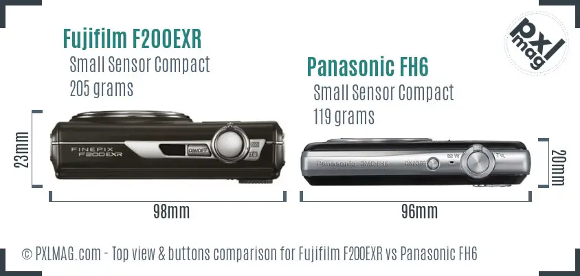 Top view design and control layout comparison