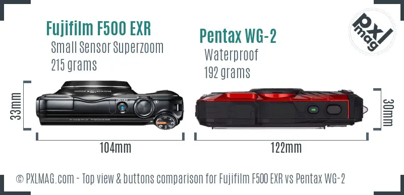 Top view design and control layout comparison