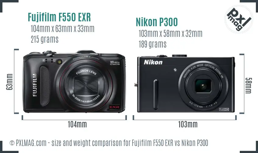 Size comparison and ergonomics