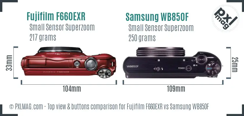 Top View Design and Control Layout Comparison