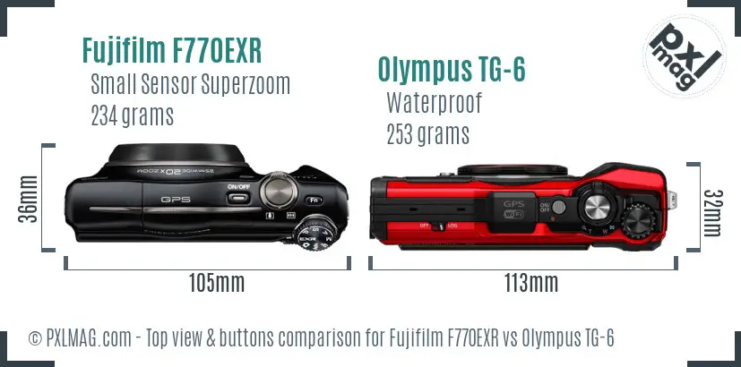 Top view design and control layout comparison