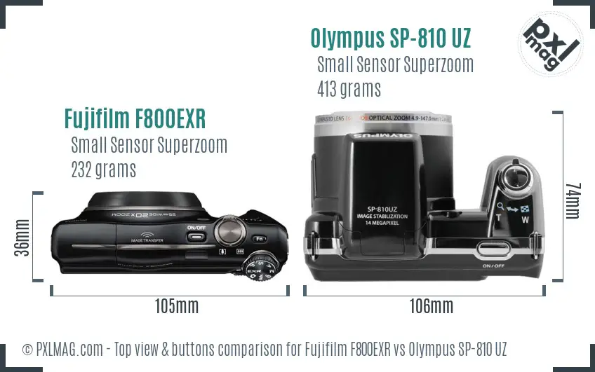 Top View Design and Control Layout Comparison