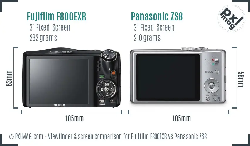 Back Screen and Interface Comparison