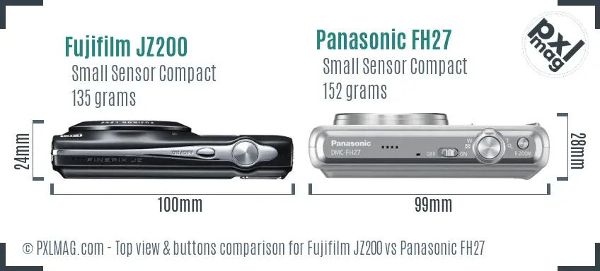 Top view design and control layout comparison