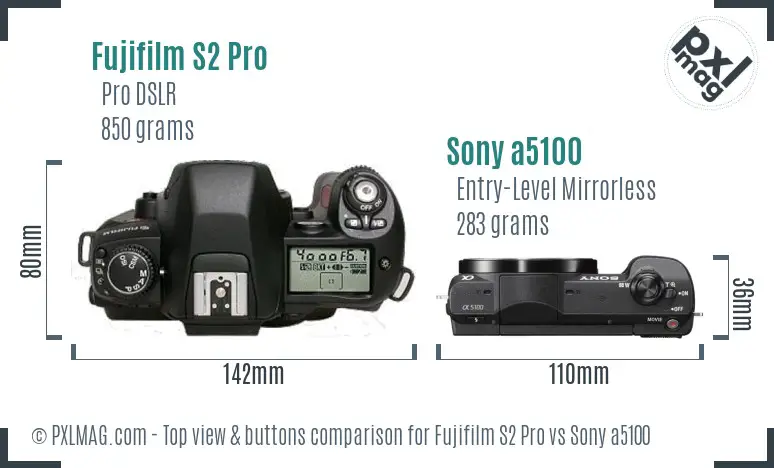 Top view design and control layout comparison